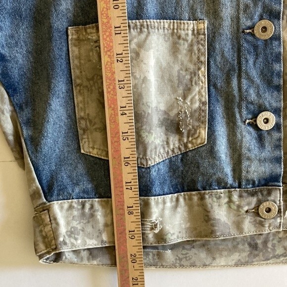 Pol My Love Denim Camo Jacket Small - Picture 12 of 13